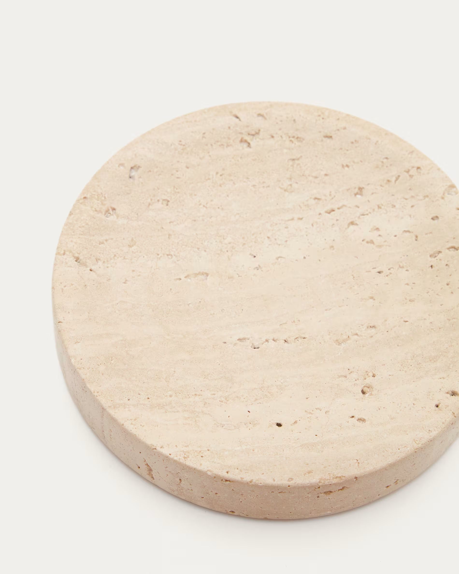 porte savon en travertin