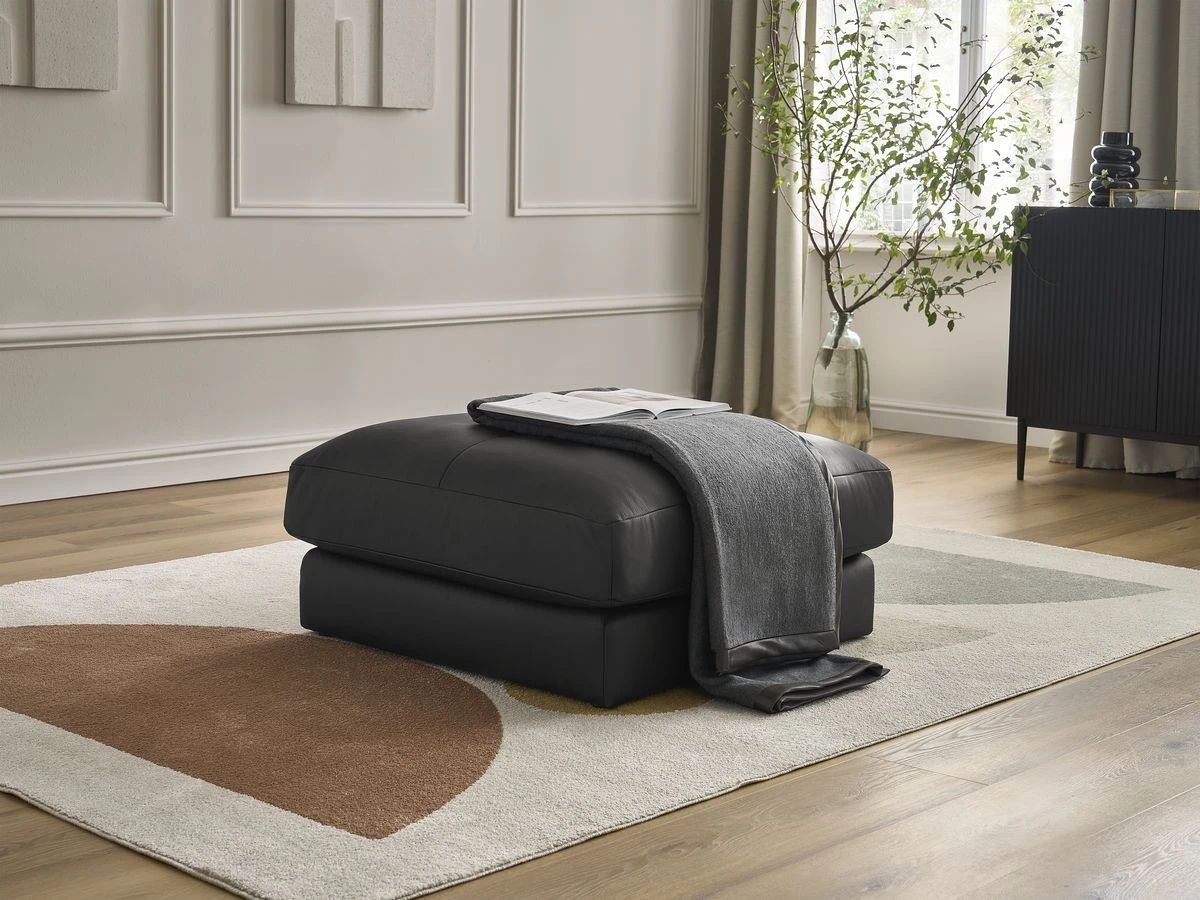 pouf geant en cuir