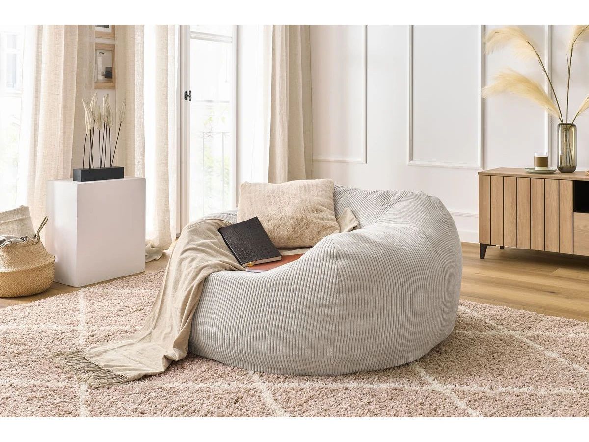 pouf geant moelleux