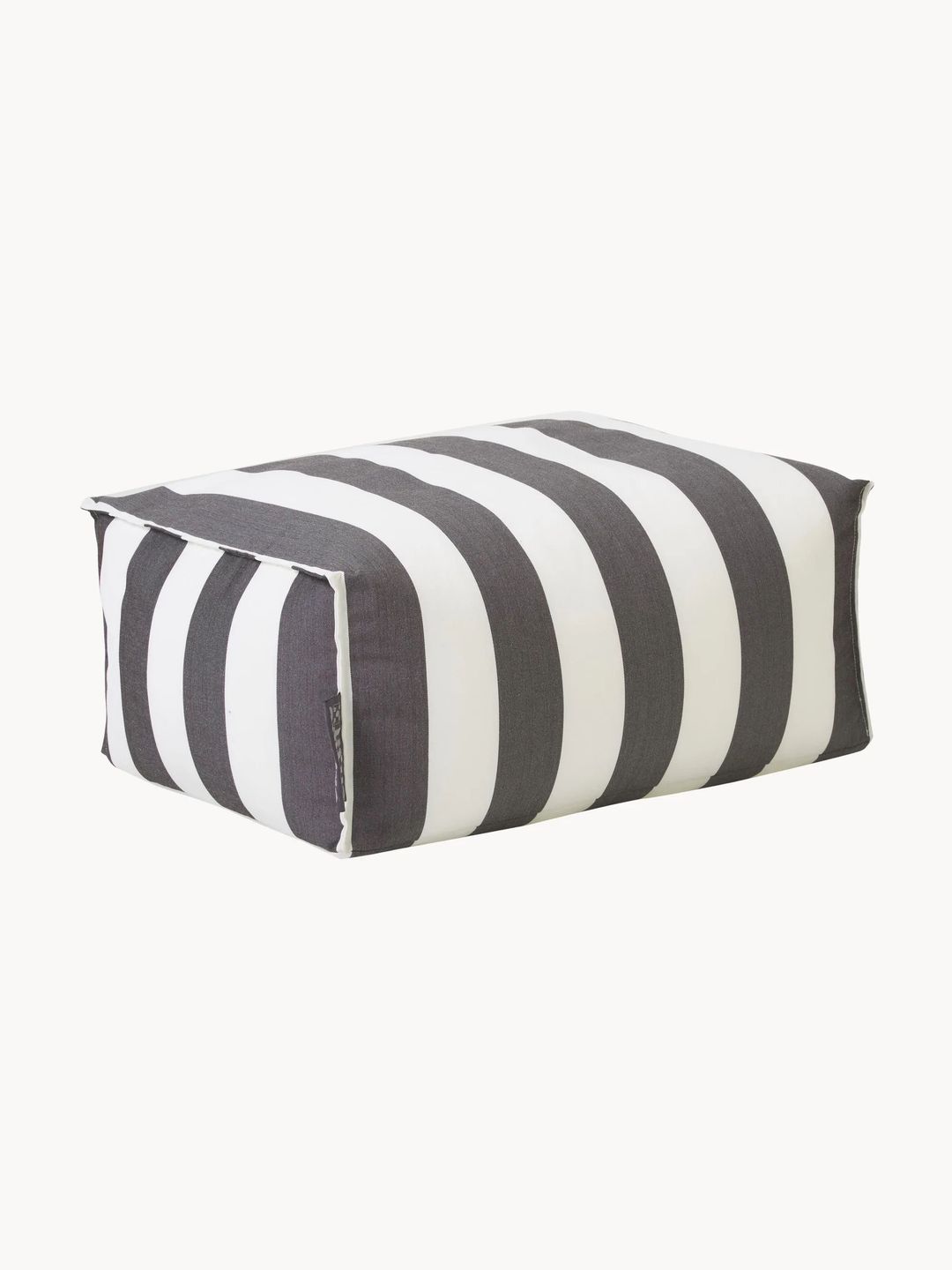 pouf rayé