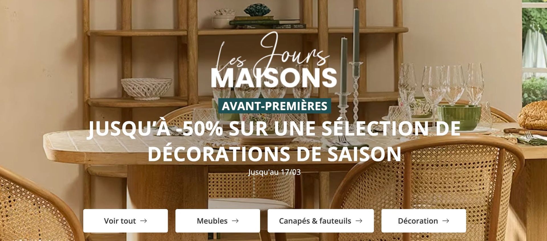 soldes maisons du monde