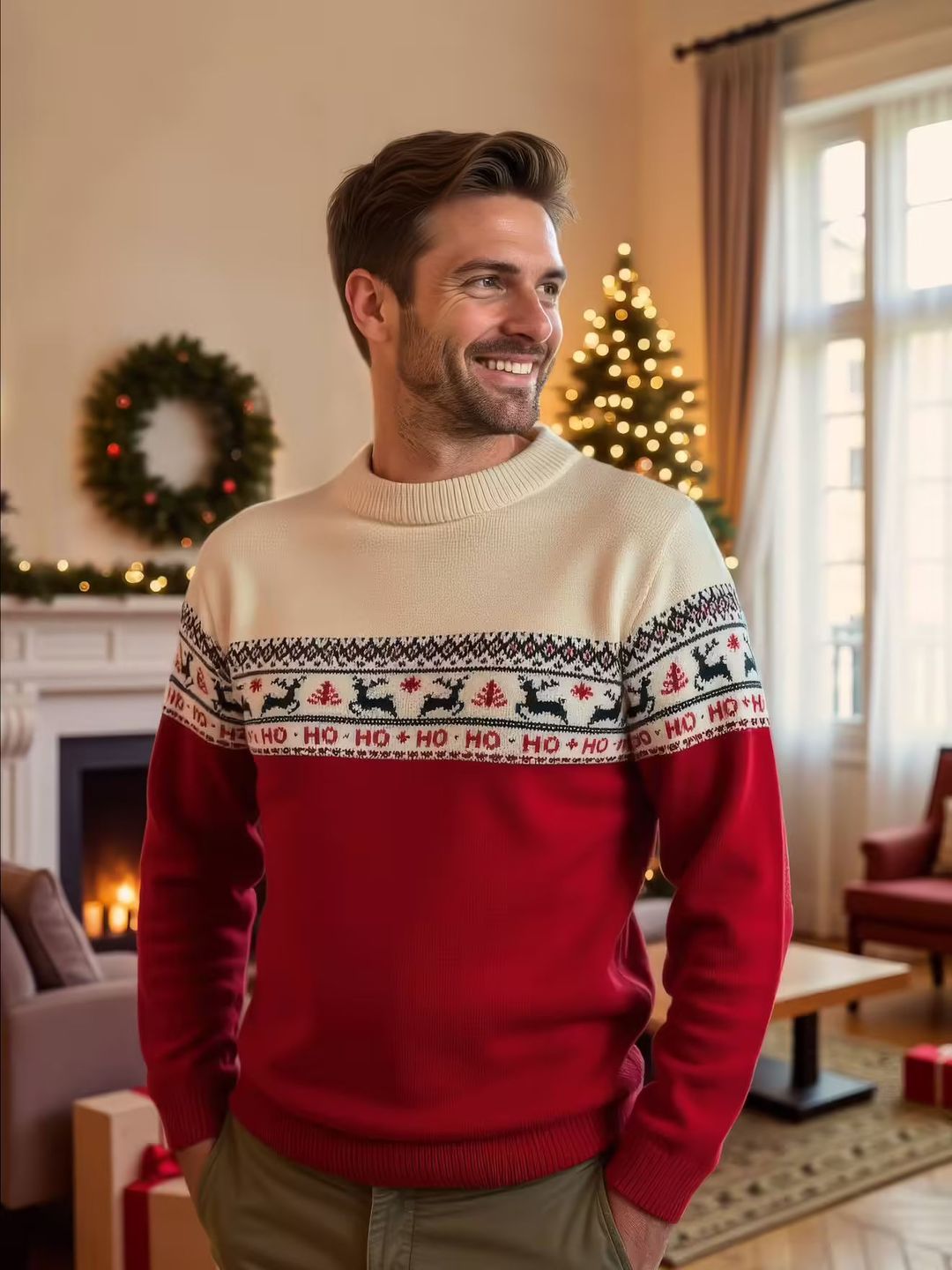 pull noël homme