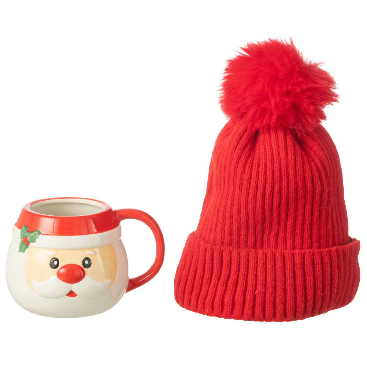 tasse père Noël et bonnet