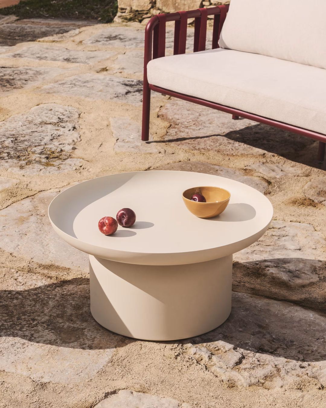 table basse exterieur ronde