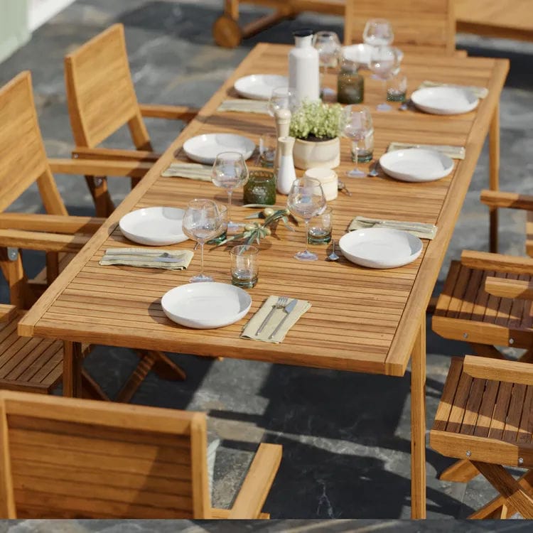 table exterieur en bois 8 personnes