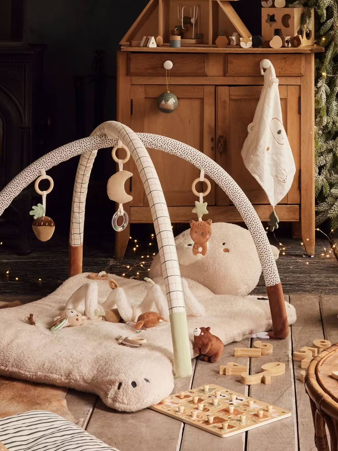 tapis d'éveil bébé fille tout doux