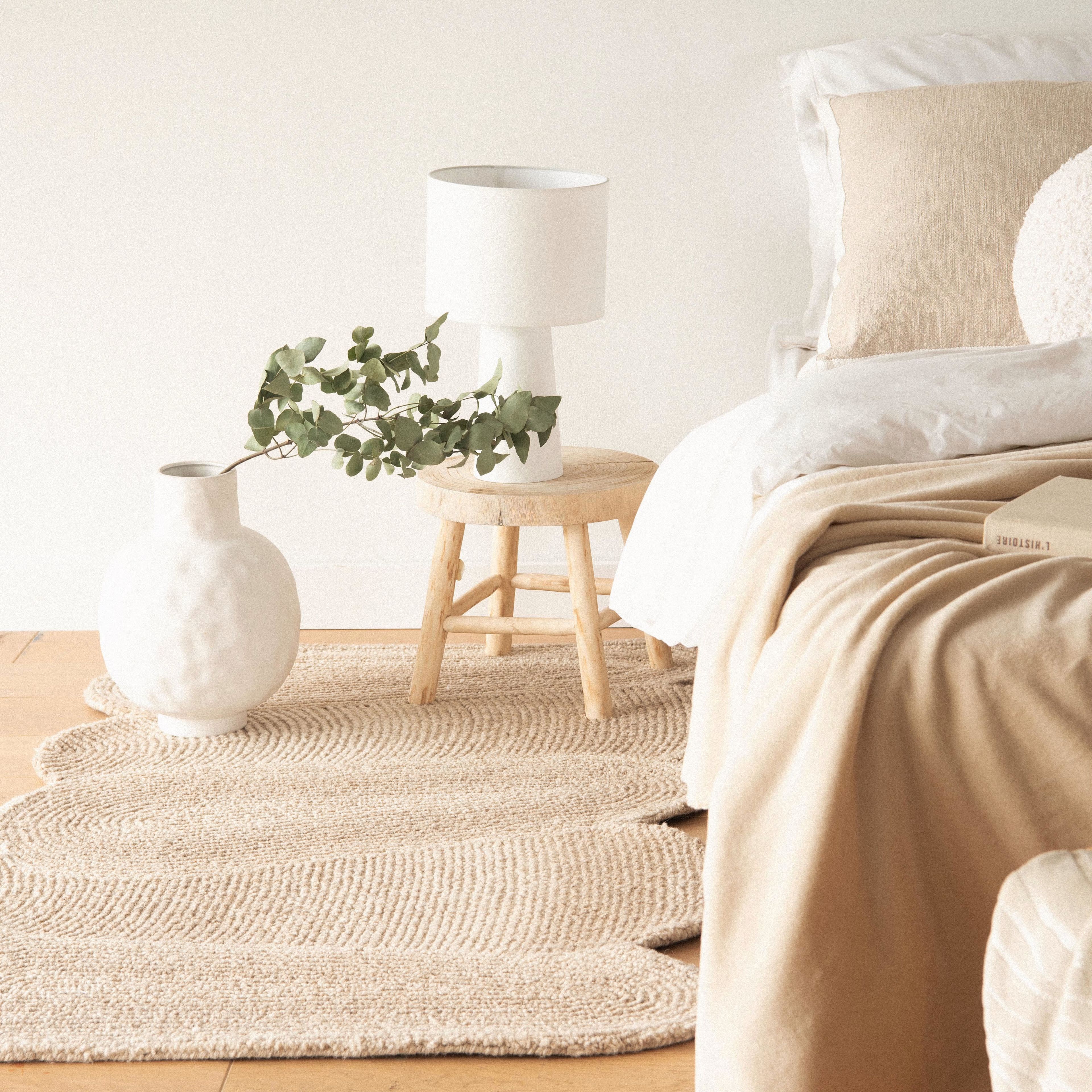 Tapis tufté avec bordures découpés 