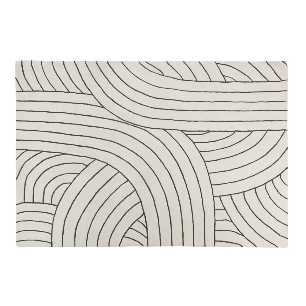 Tapis motif graphique