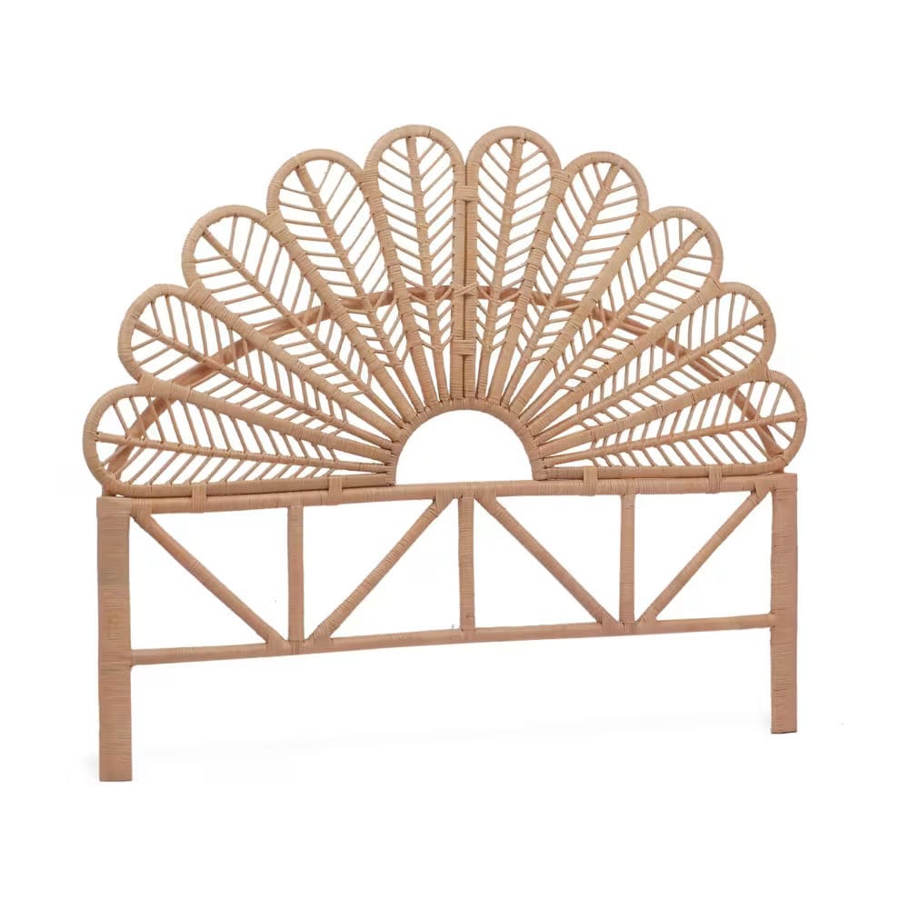 tete de lit en rotin