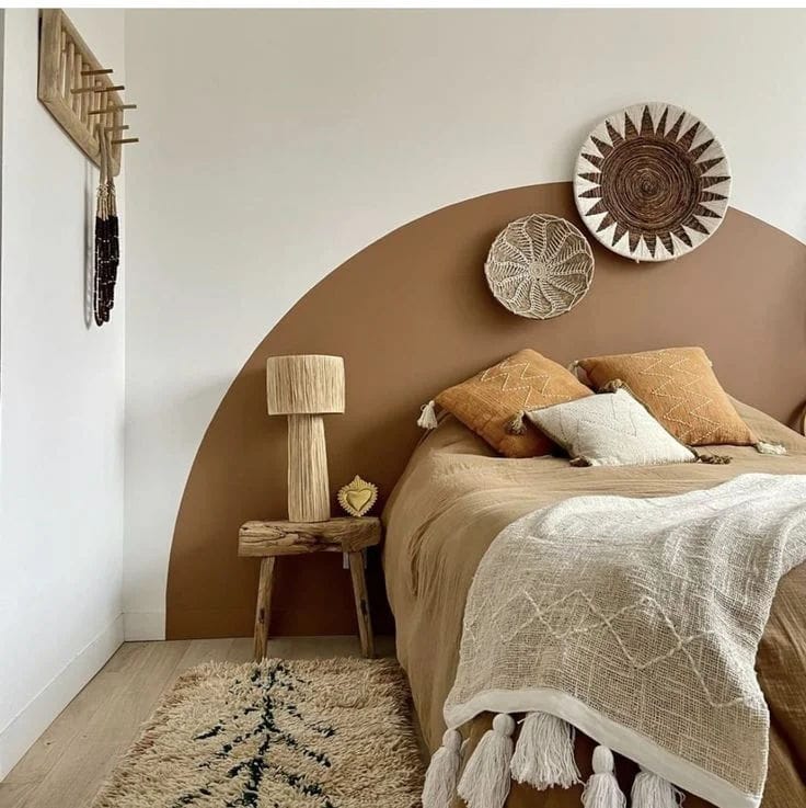 tete de lit en peinture