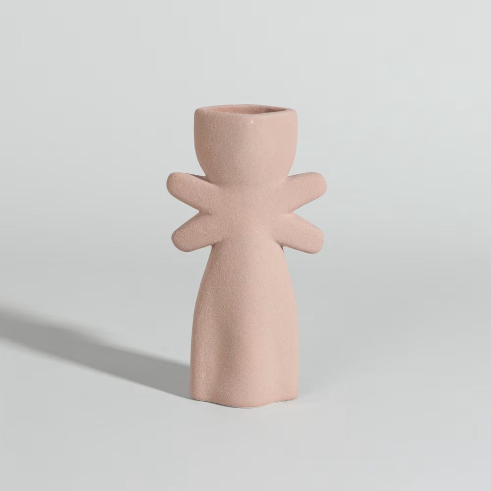 vase totem en faience