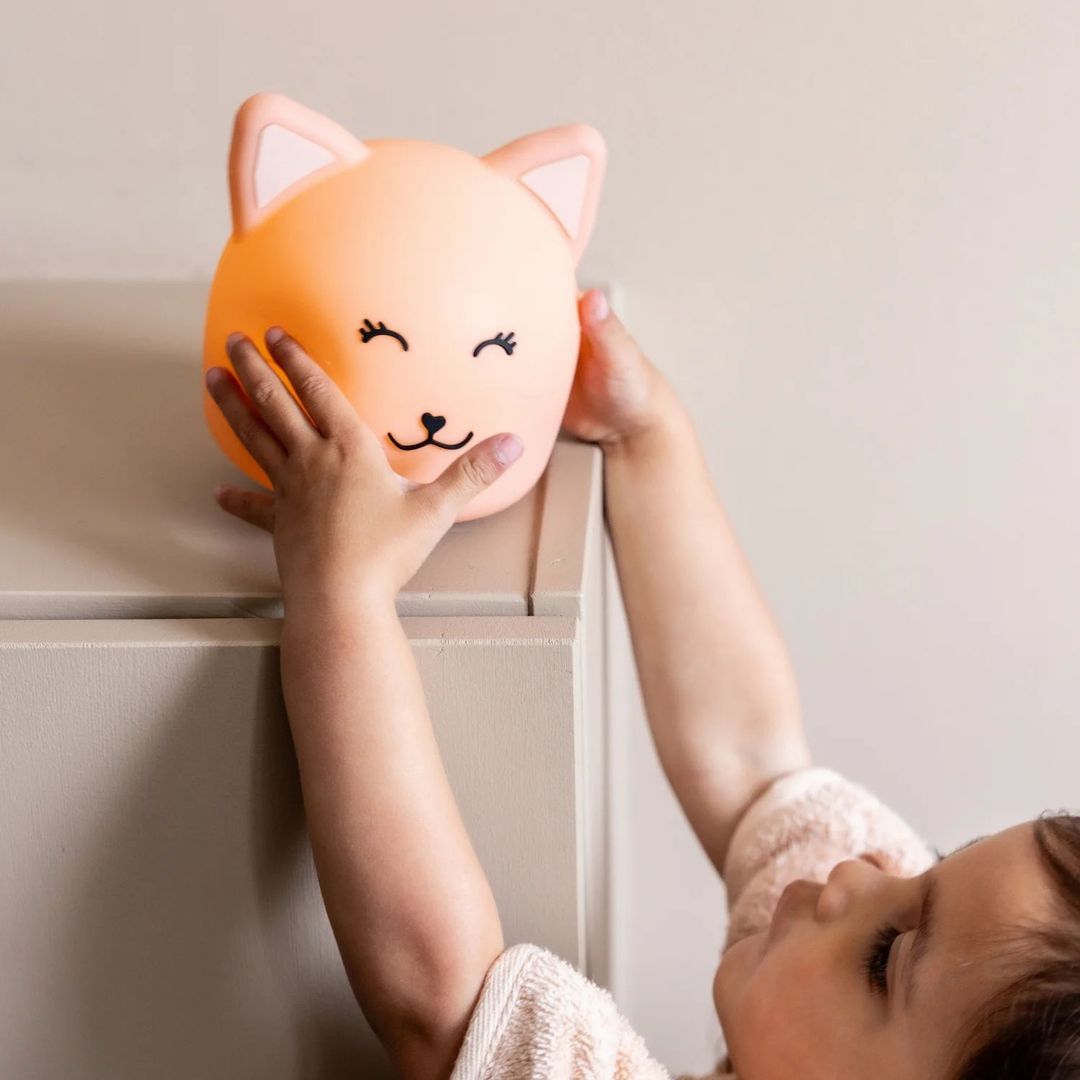 veilleuse chat silicone doux