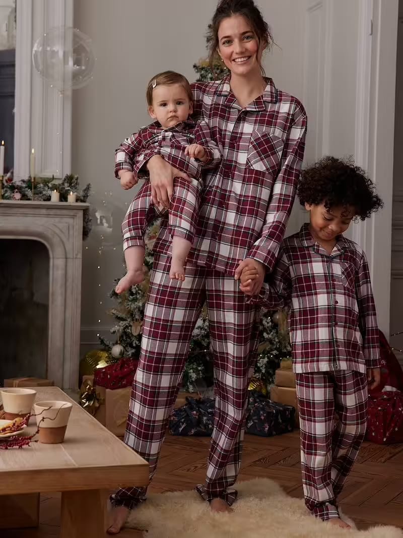 pyjama noel famille femme et bebe
